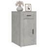 Armoire de bureau Gris béton 40x49x75 cm Bois d'ingénierie 616138616138