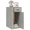 Armoire de bureau Gris béton 40x49x75 cm Bois d'ingénierie 616138616138