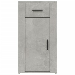 Armoire de bureau Gris béton 40x49x75 cm Bois d'ingénierie 616138616138
