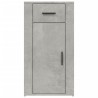 Armoire de bureau Gris béton 40x49x75 cm Bois d'ingénierie 616138616138