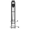 Tête de lit de rangement Chêne noir Bois d'ingénierie 616139616139