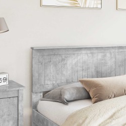 Tête de lit Gris béton Bois d'ingénierie 616142616142