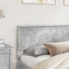 Tête de lit Gris béton Bois d'ingénierie 616142616142
