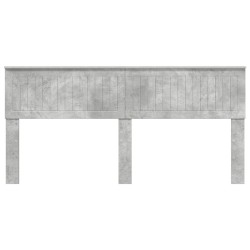 Tête de lit Gris béton Bois d'ingénierie 616142616142