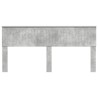 Tête de lit Gris béton Bois d'ingénierie 616142616142
