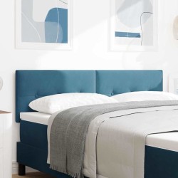 Tête de lit Bleu foncé 144 cm Velours 616145616145