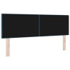 Tête de lit Bleu foncé 144 cm Velours 616145616145