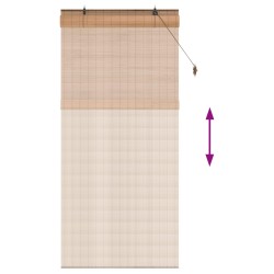 Store enrouleur Marron 110 x 220 cm Bambou 616146616146
