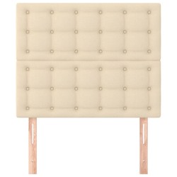 Tête de lit Crème 100x5x118/128 cm Tissu 616148616148