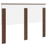 Tête de lit Chêne brun 140 cm Bois d'ingénierie 616154616154
