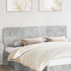Tête de lit Gris béton Bois d'ingénierie 616157616157