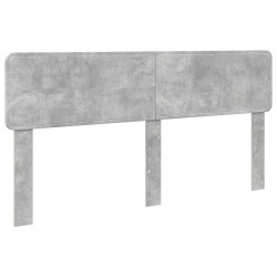 Tête de lit Gris béton Bois d'ingénierie 616157616157