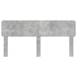 Tête de lit Gris béton Bois d'ingénierie 616157616157