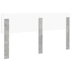 Tête de lit Gris béton Bois d'ingénierie 616157616157
