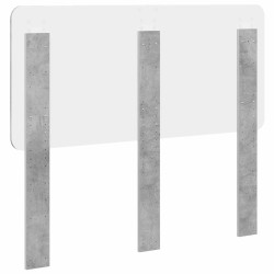 Tête de lit Gris béton Bois d'ingénierie 616158616158