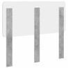 Tête de lit Gris béton Bois d'ingénierie 616158616158