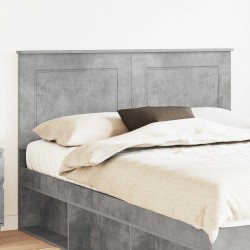 Tête de lit Gris Béton 100 cm Bois d’ingénierie 616159616159