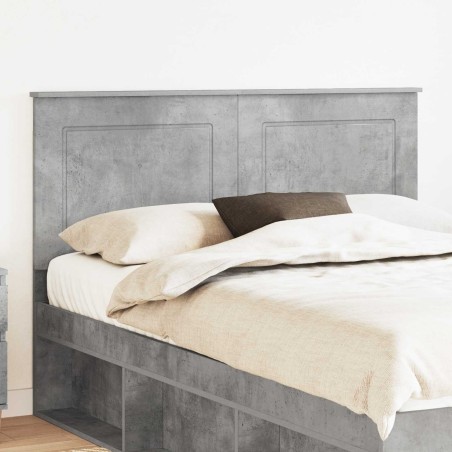 Tête de lit Gris Béton 100 cm Bois d’ingénierie 616159616159