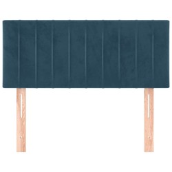 Tête de lit Bleu foncé 80x5x78/88 cm Velours 616160616160