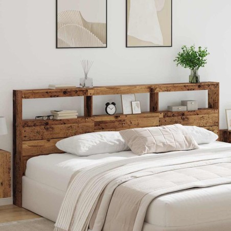 Tête de lit Bois Ancien 220 x 17 x 102 cm Bois d'ingénierie 616161616161