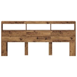 Tête de lit Bois Ancien 220 x 17 x 102 cm Bois d'ingénierie 616161616161