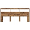 Tête de lit Bois Ancien 220 x 17 x 102 cm Bois d'ingénierie 616161616161