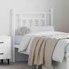 Tête de lit de remplacement métal blanc 75 cm 616163616163