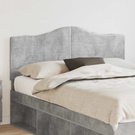 Tête de lit Gris béton Bois d'ingénierie 616164616164