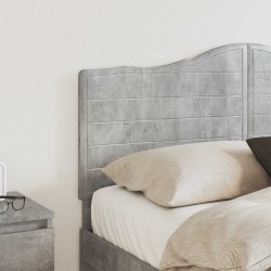 Tête de lit Gris béton Bois d'ingénierie 616164616164
