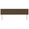 Têtes de lit Marron foncé 200 x 5 x 78/88 cm Tissu 616166616166