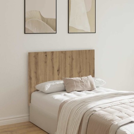 Tête de lit chêne artisanal 120x1,5x80 cm bois d'ingénierie 616167616167