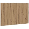 Tête de lit chêne artisanal 120x1,5x80 cm bois d'ingénierie 616167616167