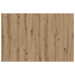 Tête de lit chêne artisanal 120x1,5x80 cm bois d'ingénierie 616167616167