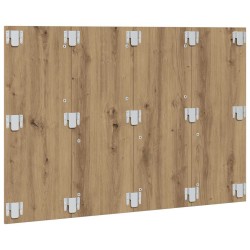 Tête de lit chêne artisanal 120x1,5x80 cm bois d'ingénierie 616167616167