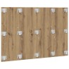 Tête de lit chêne artisanal 120x1,5x80 cm bois d'ingénierie 616167616167
