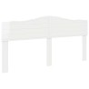 Tête de lit Blanc Brillant Bois d'ingénierie 616170616170