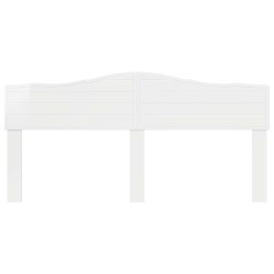 Tête de lit Blanc Brillant Bois d'ingénierie 616170616170