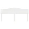 Tête de lit Blanc Brillant Bois d'ingénierie 616170616170