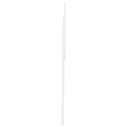 Tête de lit Blanc Brillant Bois d'ingénierie 616170616170