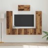 Ensemble meuble TV 7 pcs Bois Ancien Bois d'ingénierie 616172616172