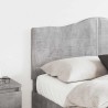 Tête de lit Gris béton Bois d'ingénierie 616173616173