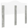 Tête de lit Gris béton Bois d'ingénierie 616173616173