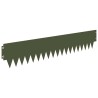 Bordure de Pelouse 20 pcs 103 x 20 cm métal Vert olive 616174616174
