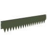 Bordure de Pelouse 20 pcs 103 x 20 cm métal Vert olive 616174616174