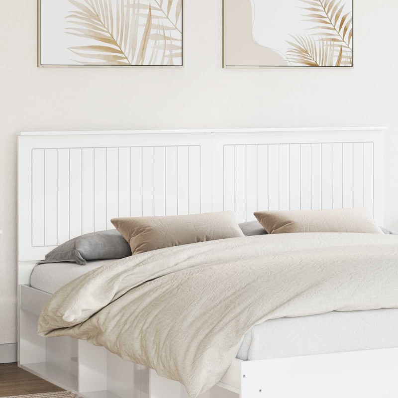 Tête de lit Blanc Brillant 180 cm Bois d'ingénierie 616178616178