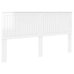 Tête de lit Blanc Brillant 180 cm Bois d'ingénierie 616178616178