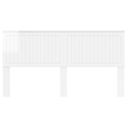 Tête de lit Blanc Brillant 180 cm Bois d'ingénierie 616178616178