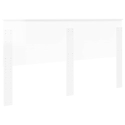 Tête de lit Blanc Brillant 180 cm Bois d'ingénierie 616178616178