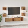 Ensemble meuble TV 7 pcs Bois Ancien Bois d'ingénierie 616179616179