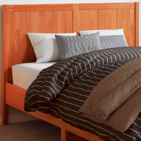 Tête de lit cire marron 150 cm bois massif de pin 616185616185